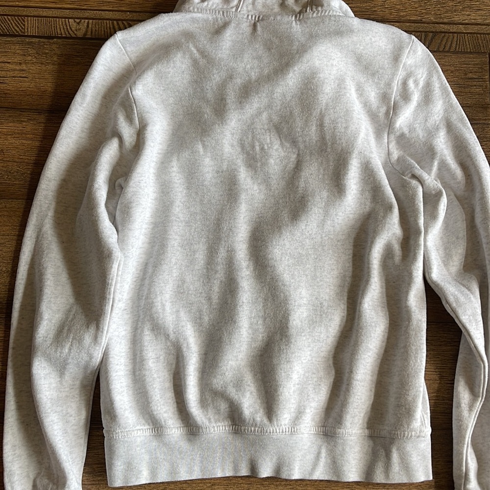 Womens gray zipper hoodie.  XS Nike. - Picture 6 of 7